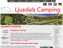 Tablet Screenshot of ljusdalscamping.se